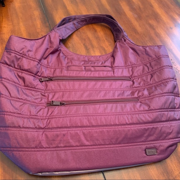 lug Handbags - Lug Gondola XL, Shimmer Wine, EUC